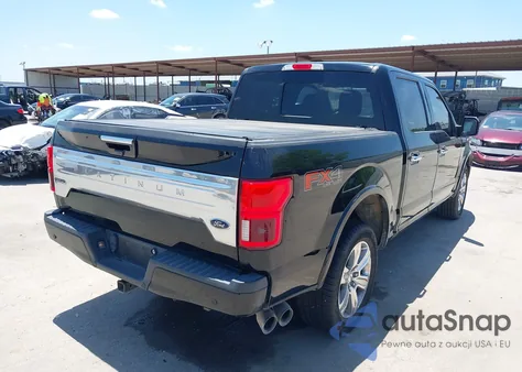 2018 Ford F-150 Platinum z USA, uszkodzony, nr VIN 1FTEW1E56JFC07621